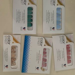 Color street nail sets- set of 5
